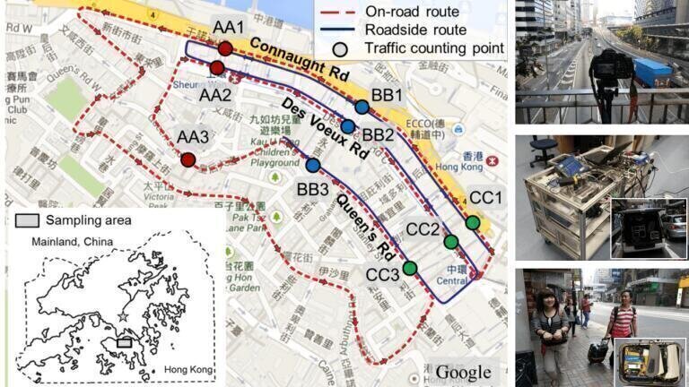 Real-time traffic monitoring in Downtown Hong Kong